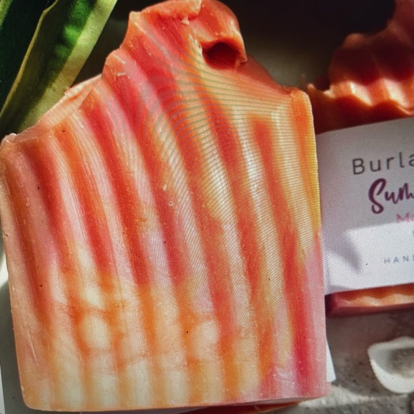 “Summer Sunset” Mango & Coconut Artisan Handcrafted Soap - Picture 2 of 3